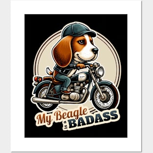 Beagle Biker Posters and Art